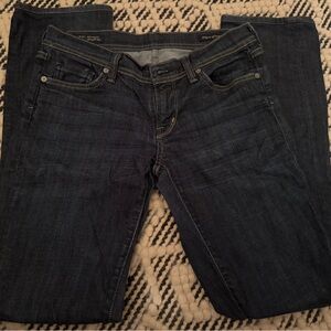 Citizens Of Humanity Dark Blue Straight Leg Jeans